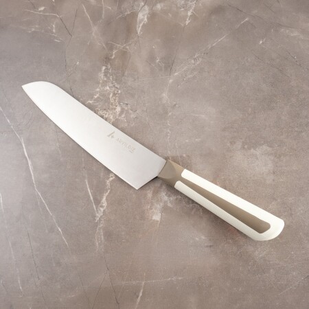 Aryıldız Plurex Santoku Bıçak Koyu Bej 19 cm - 4