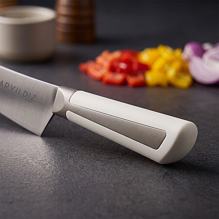 Aryıldız Plurex Santoku Bıçak Koyu Bej 19 cm - 3