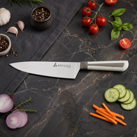 Aryıldız Plurex Şef Bıçağı 19 cm Koyu Bej - 1