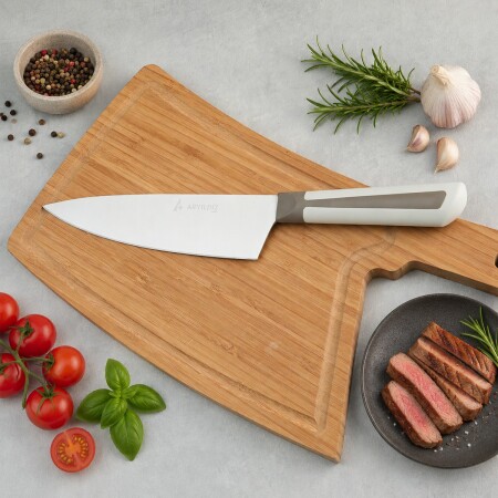 Aryıldız Plurex Şef Bıçak Koyu Bej 17 cm - 1