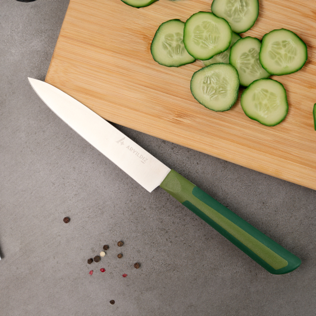 Aryıldız Plurex Soyma Ve Doğrama Bıçağı 10 cm Yeşil - 1