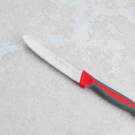 Aryıldız Plurex Tırtıklı Domates Bıçak Antrasit 11,5 cm - 4