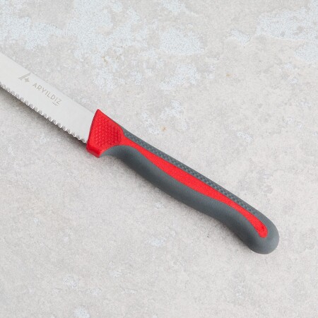 Aryıldız Plurex Tırtıklı Domates Bıçak Antrasit 11,5 cm - 5