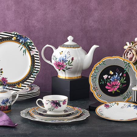 Aryıldız Porselen 30 Parça Kahvaltı Takımı 51051 - ARYILDIZ