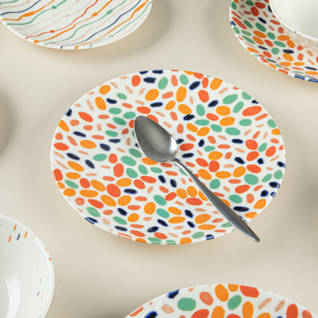 Aryıldız Porselen Karnaval 24 Parça 6 Kişilik Yemek Takımı - 2