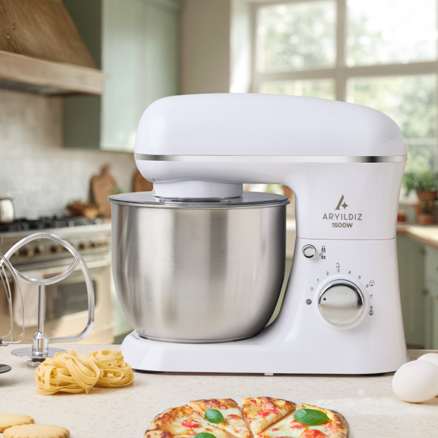 Aryıldız Power Chef Stand Mikser Krem - 1