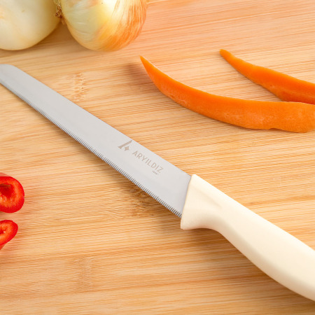 Aryıldız Primo Domates Bıçağı Fil Dişi 10 cm - 2