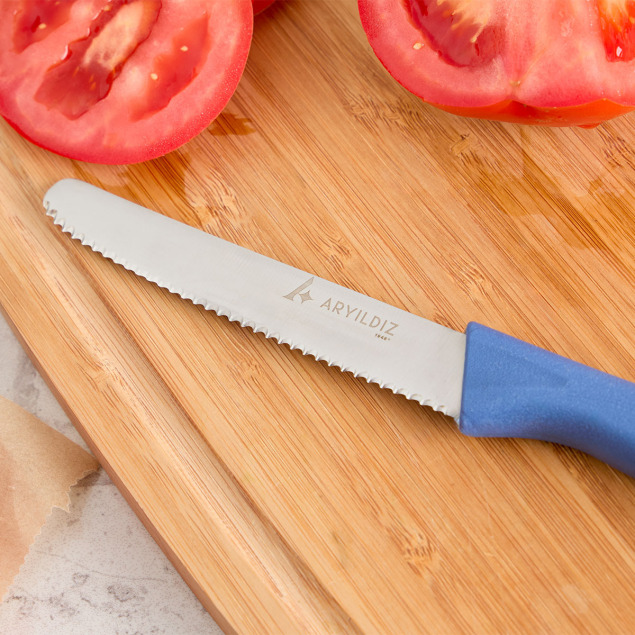 Aryıldız Primo Domates Bıçağı İndigo 10 cm - 2
