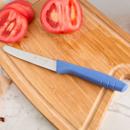 Aryıldız Primo Domates Bıçağı İndigo 10 cm - ARYILDIZ