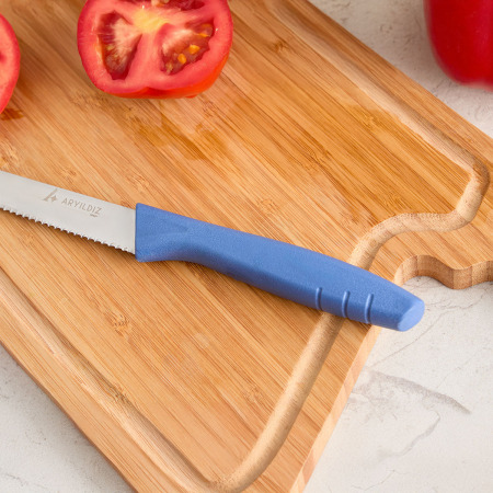 Aryıldız Primo Domates Bıçağı İndigo 10 cm - 3