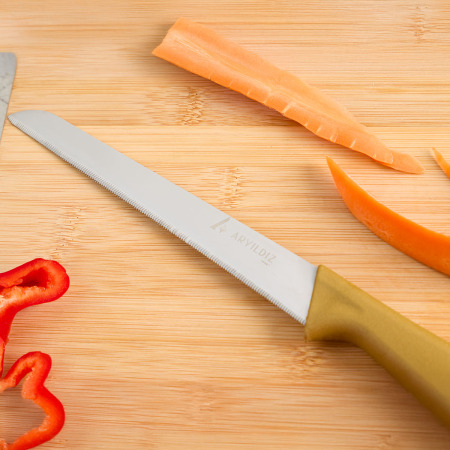 Aryıldız Primo Lazer Ekmek Bıçağı Gold 17 cm - 3