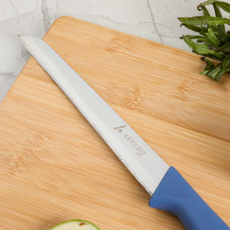 Aryıldız Primo Lazer Ekmek Bıçağı İndigo 17 cm - 2