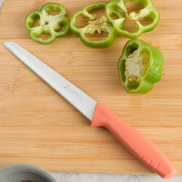 Aryıldız Primo Lazer Ekmek Bıçağı Somon 17 cm - 1