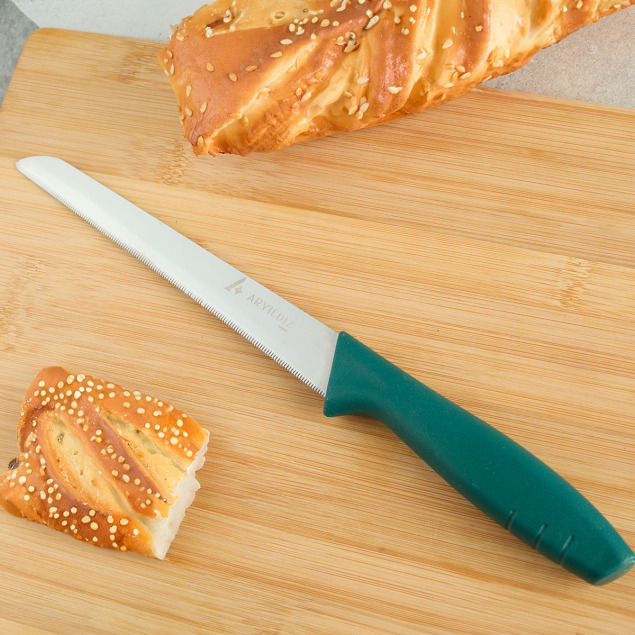 Aryıldız Primo Lazer Ekmek Bıçağı Yeşil 17 cm - 1