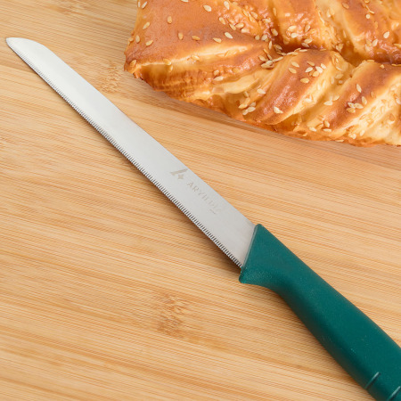 Aryıldız Primo Lazer Ekmek Bıçağı Yeşil 17 cm - 2