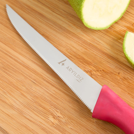 Aryıldız Primo Lazer Sebze Bıçağı Bordo 11 cm - 2