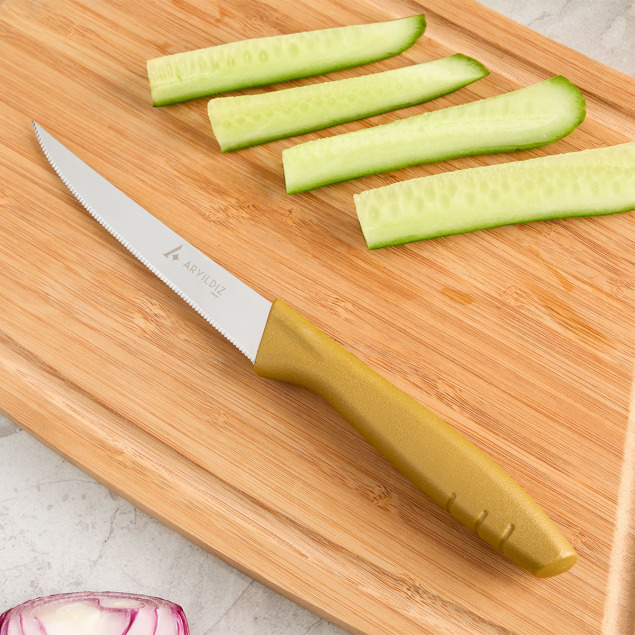 Aryıldız Primo Lazer Sebze Bıçağı Gold 11 cm - 1