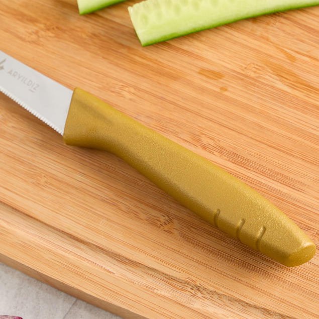 Aryıldız Primo Lazer Sebze Bıçağı Gold 11 cm - 3