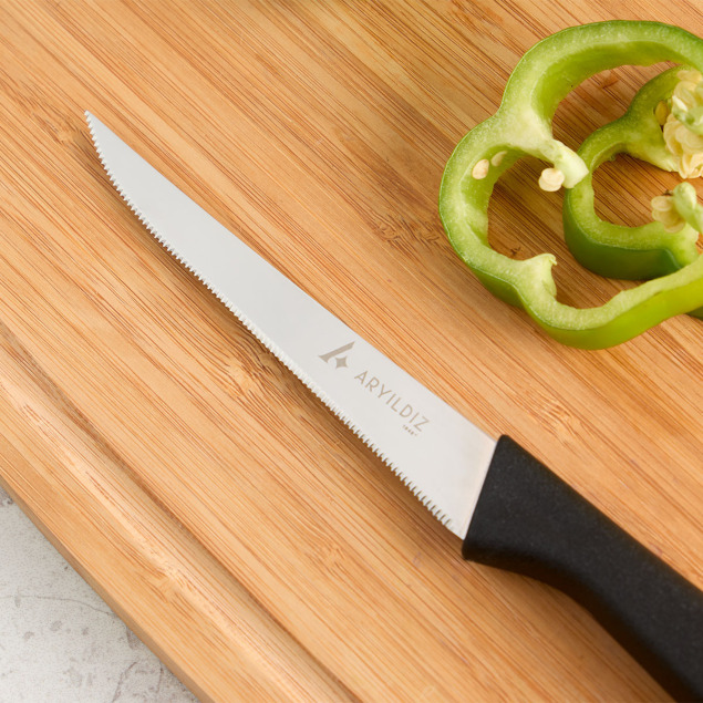 Aryıldız Primo Lazer Sebze Bıçağı Siyah 11 cm - 2