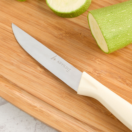 Aryıldız Primo Sebze Bıçağı Fil Dişi 11 cm - 2