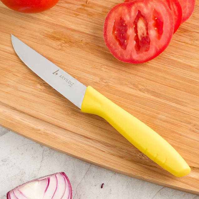 Aryıldız Primo Sebze Bıçağı Sarı 11 cm - 1