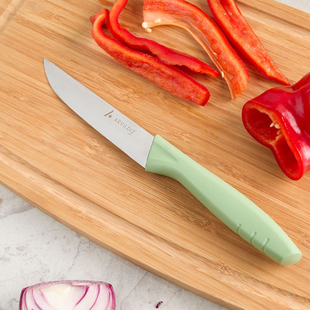 Aryıldız Primo Sebze Bıçağı Yeşil 11 cm - 1