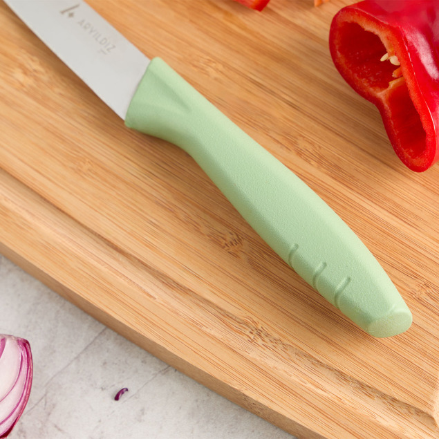Aryıldız Primo Sebze Bıçağı Yeşil 11 cm - 3