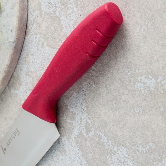 Aryıldız Primo Şef Bıçağı Bordo 19 cm - 2