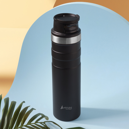 Aryıldız Protherm Active Termos Siyah 600 ml - 1