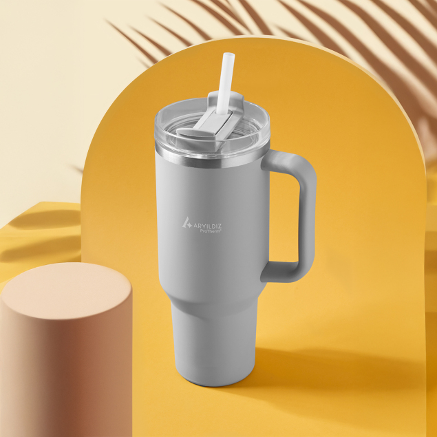 Aryıldız Protherm Flow Up Termos Antrasit 900 ml - 1