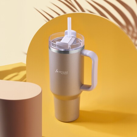 Aryıldız Protherm Flow Up Termos Gold 900 ml - ARYILDIZ