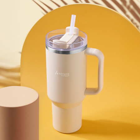 Aryıldız Protherm Flow Up Termos Krem 900 ml - ARYILDIZ