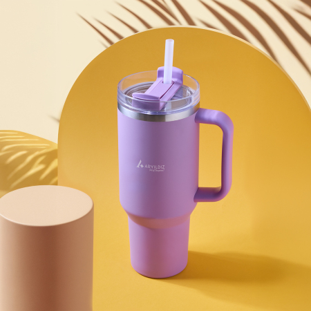 Aryıldız Protherm Flow Up Termos Lila 900 ml - ARYILDIZ