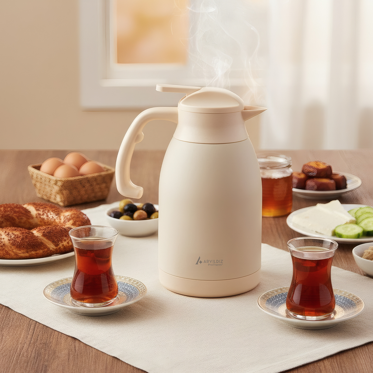 Aryıldız Protherm Termos Krem 2 Litre