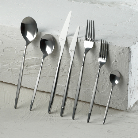 Aryıldız Qubra Prestige Mat 84 Parça 12 Kişilik Çatal Kaşık Bıçak Takımı - ARYILDIZ