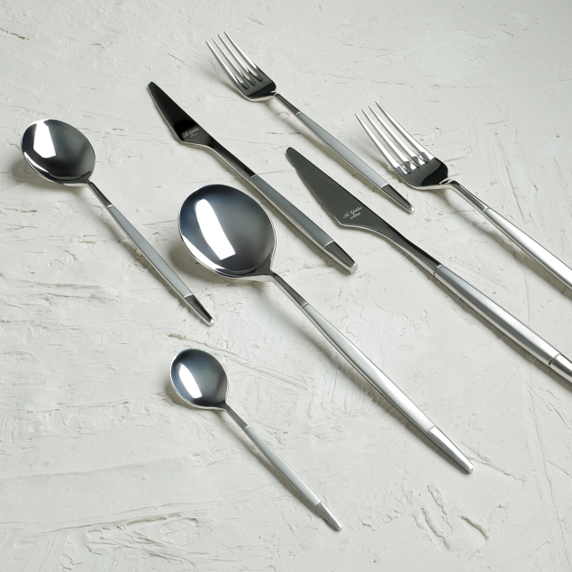 Aryıldız Qubra Prestige Mat 84 Parça 12 Kişilik Çatal Kaşık Bıçak Takımı - 2