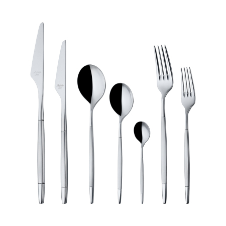 Aryıldız Qubra Prestige Mat 84 Parça 12 Kişilik Çatal Kaşık Bıçak Takımı - 5