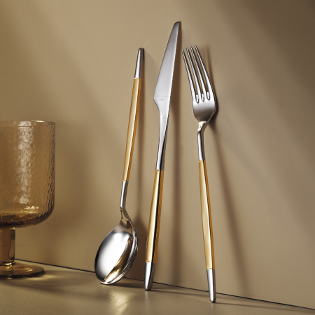 Aryıldız Qubra Prestige Mat Plus 89 Parça 12 Kişilik Çatal Kaşık Bıçak Takımı - ARYILDIZ