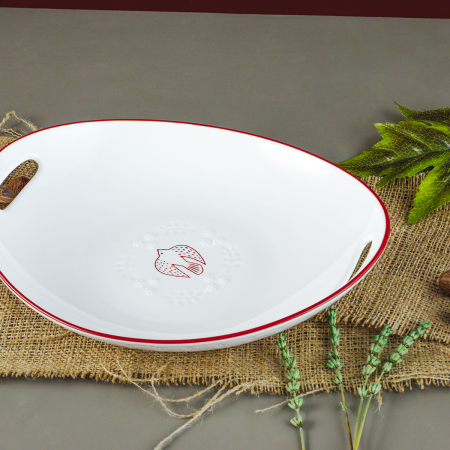 Aryıldız Red Bird Derin Sunum Tabağı 28 cm - 3