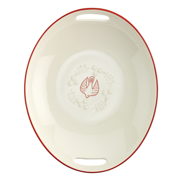 Aryıldız Red Bird Derin Sunum Tabağı 28 cm - 6