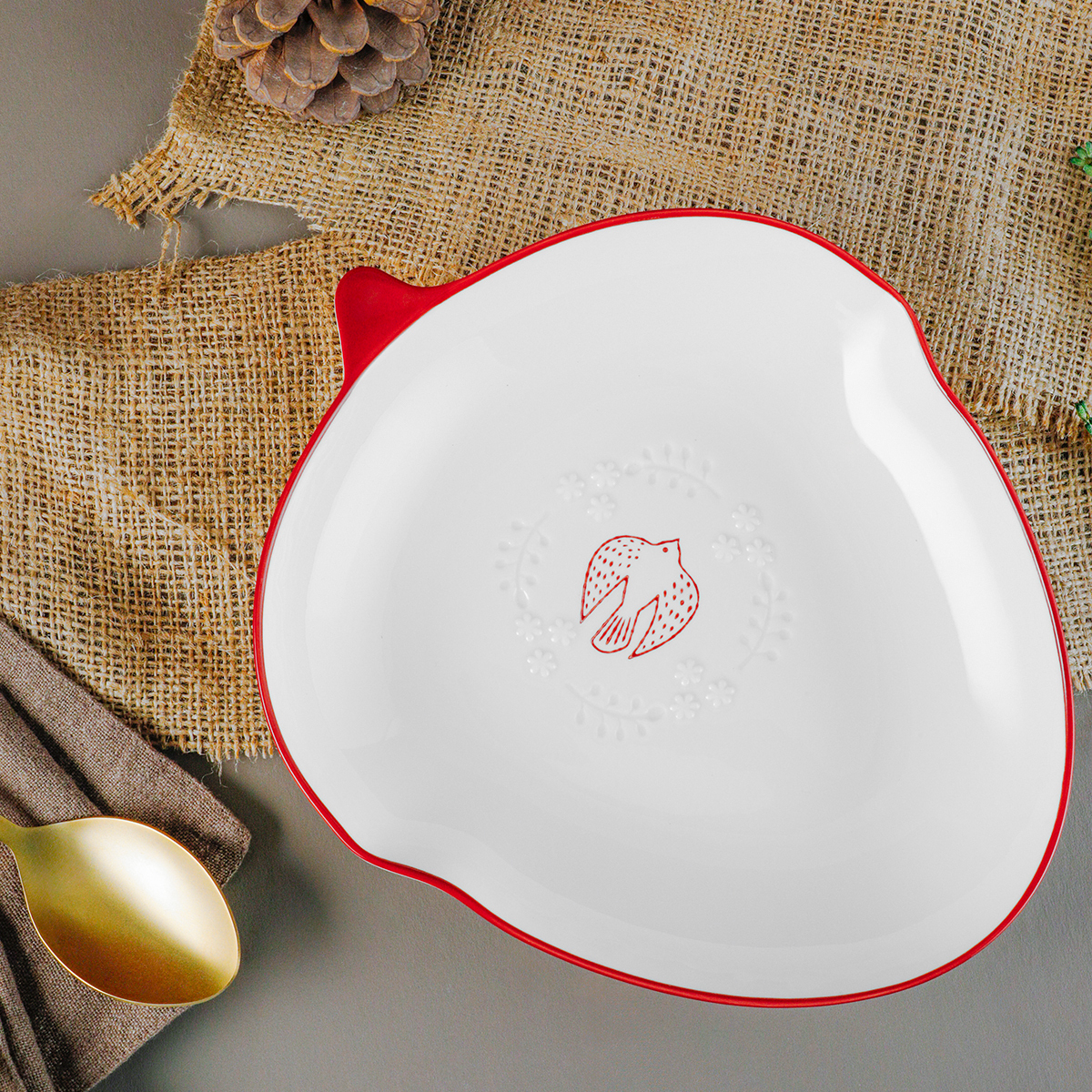 Aryıldız Red Bird Tabak 24 cm