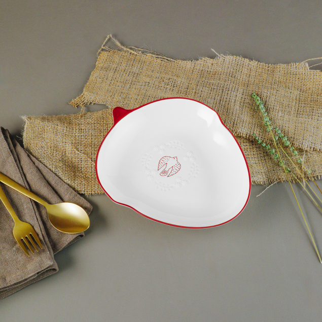 Aryıldız Red Bird Üçgen Tabak 20 cm - 4