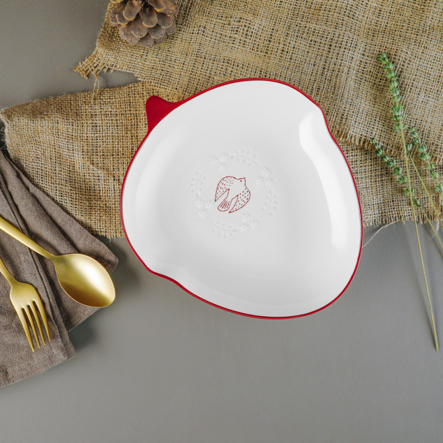 Aryıldız Red Bird Üçgen Tabak 20 cm - 2