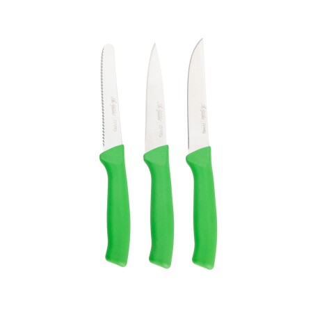 Aryıldız Rexa 3 Parça Sebze Bıçak Seti Yeşil 10 cm - 5