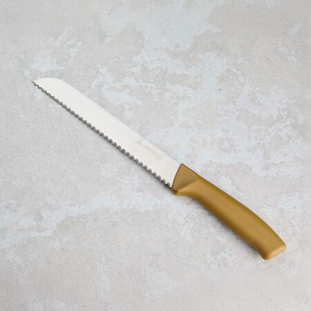 Aryıldız Rexa Tırtıklı Ekmek Bıçak Gold 19 cm - 3