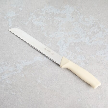 Aryıldız Rexa Tırtıklı Ekmek Bıçak Krem 19 cm - 3