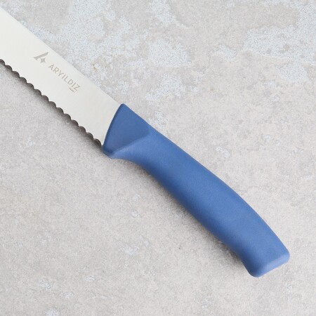 Aryıldız Rexa Tırtıklı Ekmek Bıçak Mavi 19 cm - 5