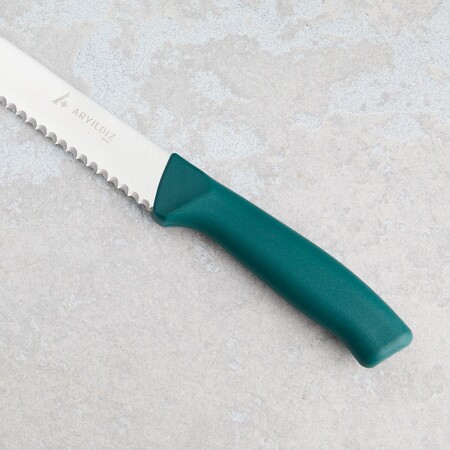 Aryıldız Rexa Tırtıklı Ekmek Bıçak Yeşil 19 cm - 5