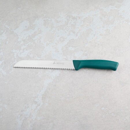 Aryıldız Rexa Tırtıklı Ekmek Bıçak Yeşil 19 cm - 6