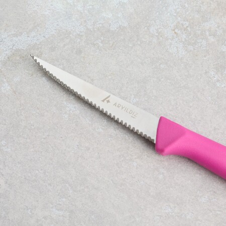 Aryıldız Rexa Tırtıklı Sebze Bıçak Lila 10 cm - 5